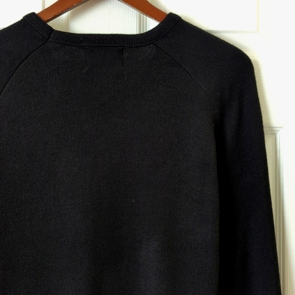 Aristocratic Embroidery 80's Vintage Classic Jack Daniels V-neck Sweater Black M - Picture 11 of 11